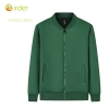 solid color zipper long sleeve hoodie for men and women baseball jacket Color Color 11