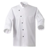 handsome right open closure chef jacket for resturant bakery bread store