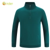 2025 waiter uniform fleece lining men women sweater solid color