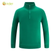 2025 waiter uniform fleece lining men women sweater solid color