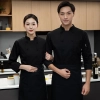 professional design breathable fabric japanese restaurant chef coat long sleeve blouse