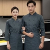 professional design breathable fabric japanese restaurant chef coat long sleeve blouse