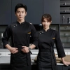 Korea restaurant sushi upgrade work uniform chef jacket