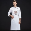 Chinese restaurant zhong guo long embroidery chef coat chef uniform