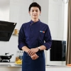south east Asian restaurant autumn long sleeve chef uniform jacket blouse