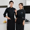 south east Asian restaurant autumn long sleeve chef uniform jacket blouse
