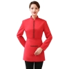 autumn chinese hotpot restaurant tea house waitess waiter jacket blouse uniform