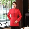 autumn chinese hotpot restaurant tea house waitess waiter jacket blouse uniform