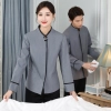 Mandarin collars chinese reataurant hotel store housekeeping worker uniform blouse
