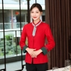 special Chinese style fast food restaurant waiter waitress blouse jacket uniform