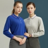 autumn long sleeve company team work uniform tshirt waiter uniform
