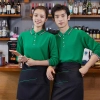 autumn long sleeve company team work uniform tshirt waiter uniform