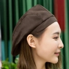 high quality Korea Chinese bar pub waiter chef cap hat beret hat wholesale