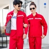 thicken good fabric factory woker uniform workwear auto repairman uniform with refective strip