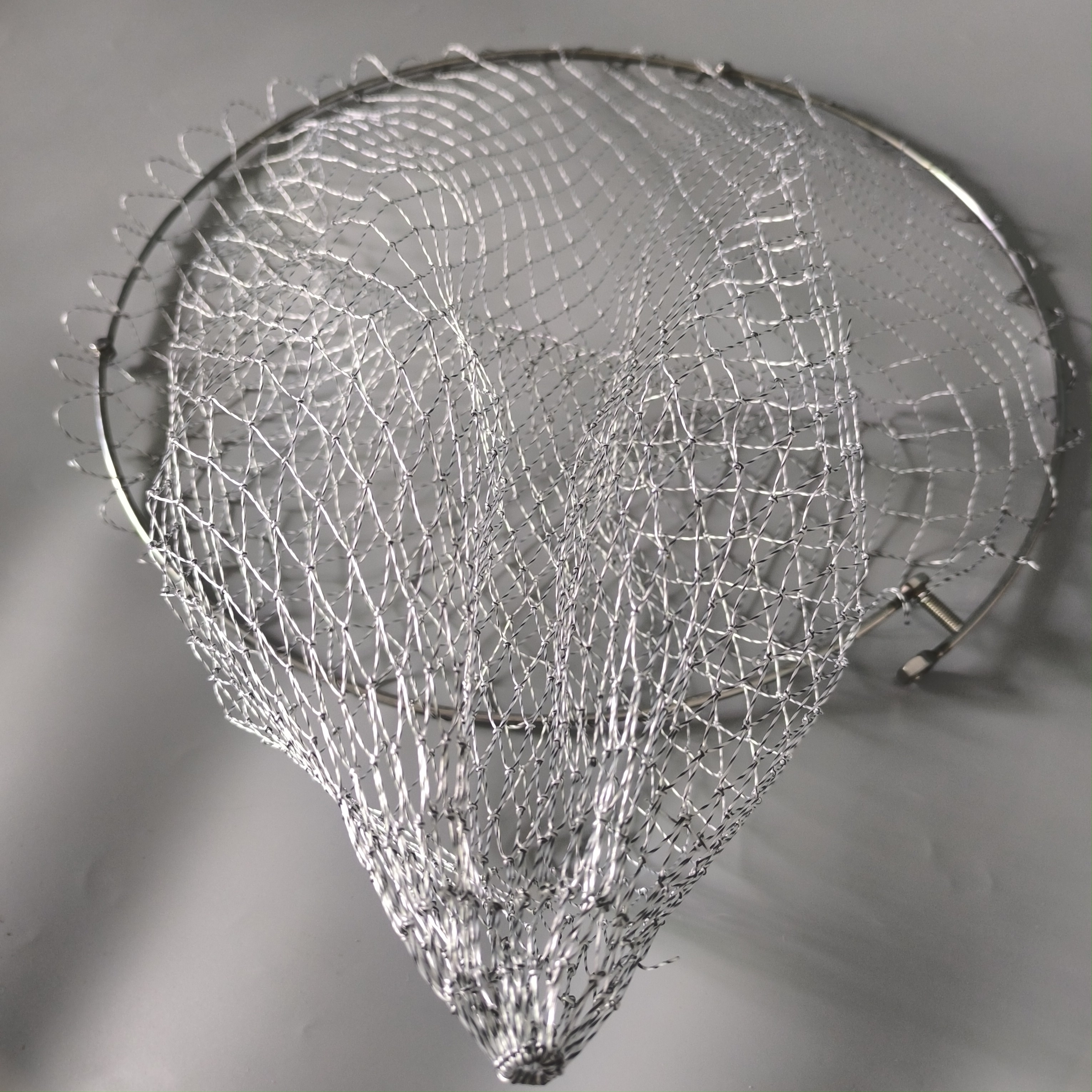 Stainless Steel Foldable Landing Net HeadDiameter: 60 cm