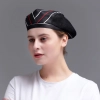 upgrade stripes waiter beret hat chef hat dealer hat uniform