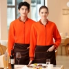 2022 autumn thicken bar staff restaurant waiter jacket waiter uniform