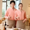 2022 autumn thicken bar staff restaurant waiter jacket waiter uniform
