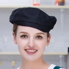 fashion high quality Dessert House che hat waiter waitress cap beret hat