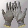 PU layer work protective gloves auto repairman gloves Color Grey