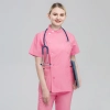 fashion Europe style elegant female nurse dentist workwear uniform jacket pant