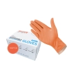 wholesale Diamond texture thicken black nitrile gloves FDA510k CE certificated orange M 7.5g