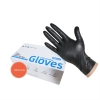 wholesale Diamond texture thicken black nitrile gloves FDA510k CE certificated orange M 7.5g Color Black