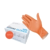 wholesale Diamond texture thicken black nitrile gloves FDA510k CE certificated orange M 7.5g Color Orange