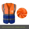 summer mesh fabric light refection strip vest Safety vest worker uniform Color Color 3