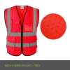 summer mesh fabric light refection strip vest Safety vest worker uniform