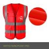 summer mesh fabric light refection strip vest Safety vest worker uniform