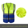 high quality knitted mesh fabric light refection strip woker vest security safety vest Color Color 11