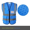 summer mesh fabric light refection strip vest Safety vest worker uniform