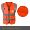 summer mesh fabric light refection strip vest Safety vest worker uniform