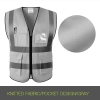 summer mesh fabric light refection strip vest Safety vest worker uniform