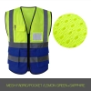 high quality knitted mesh fabric light refection strip woker vest security safety vest Color Color 20