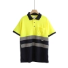 fast dry breathable refective strip woker thisrt polo uniform customization