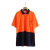 fast dry breathable refective strip woker thisrt polo uniform customization