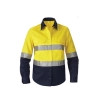 cotton fabric miner collier woker uniform suits light reflection strip Color Color 1