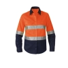 cotton fabric miner collier woker uniform suits light reflection strip Color Color 2