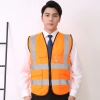 Transportation construction workers light refection strip vest