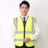 Transportation construction workers light refection strip vest Color Light Green