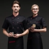 short sleeve design bread sore barkery chef jacket chef uniform