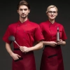 short sleeve design bread sore barkery chef jacket chef uniform