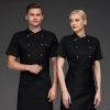 classic eruope america hot sale chef jacket short sleeve chef workwear uniform
