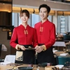 traditional Chinese style blouse for waiter waitress restaurant hotel
