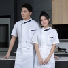 summer breathable chef jacket chef uniform with mesh