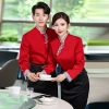 Chinese element restaurant waiter waitress workwear uniform blouse