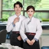 Chinese element restaurant waiter waitress workwear uniform blouse