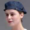high quality 3 snap-fastener button beret hat waiter deal cap
